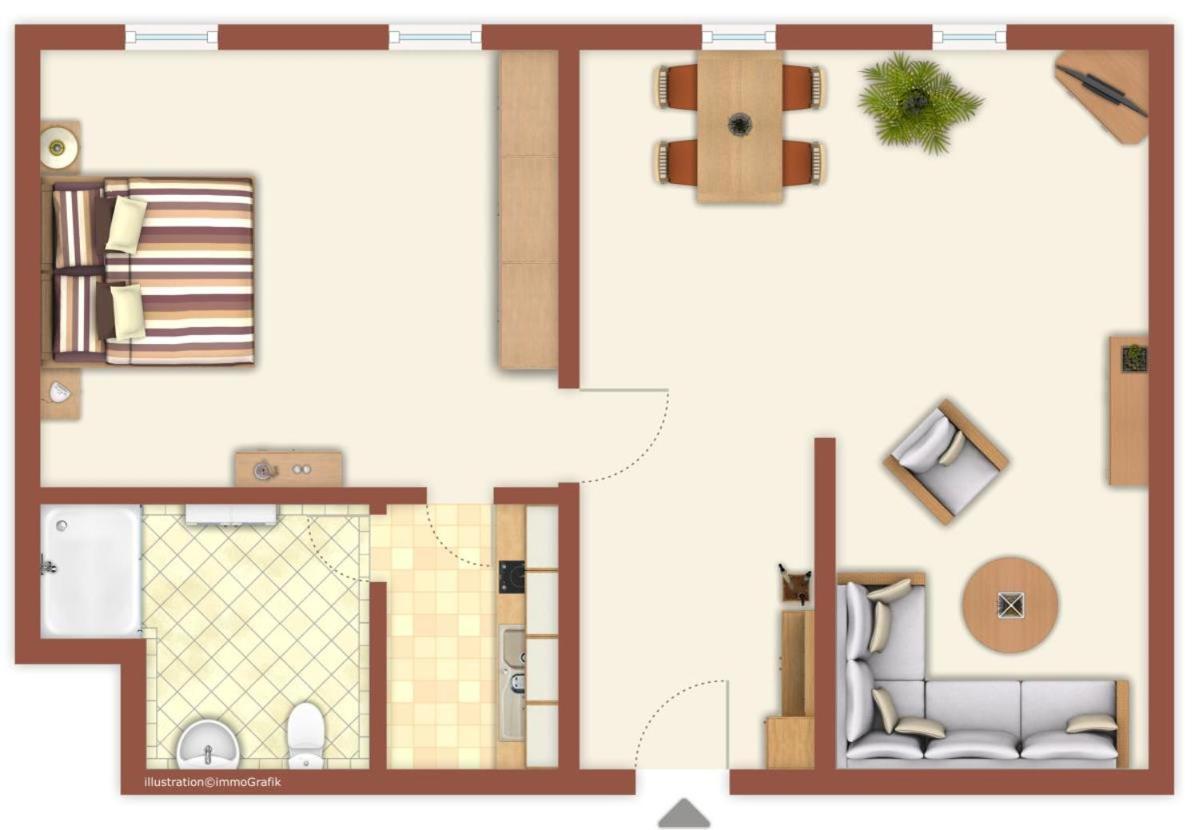 Apartment Mond, Am Warnemünder Kirchenplatz Rostock